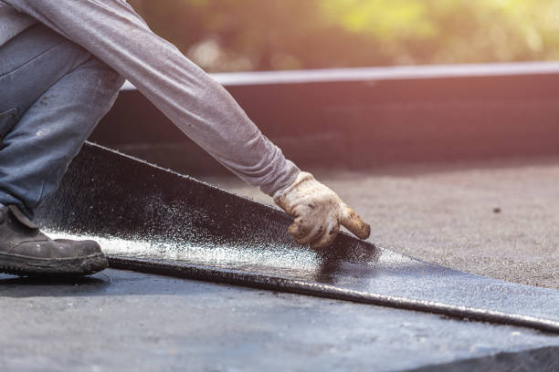 Professional Basement Waterproofing technician working in De Pere, WI